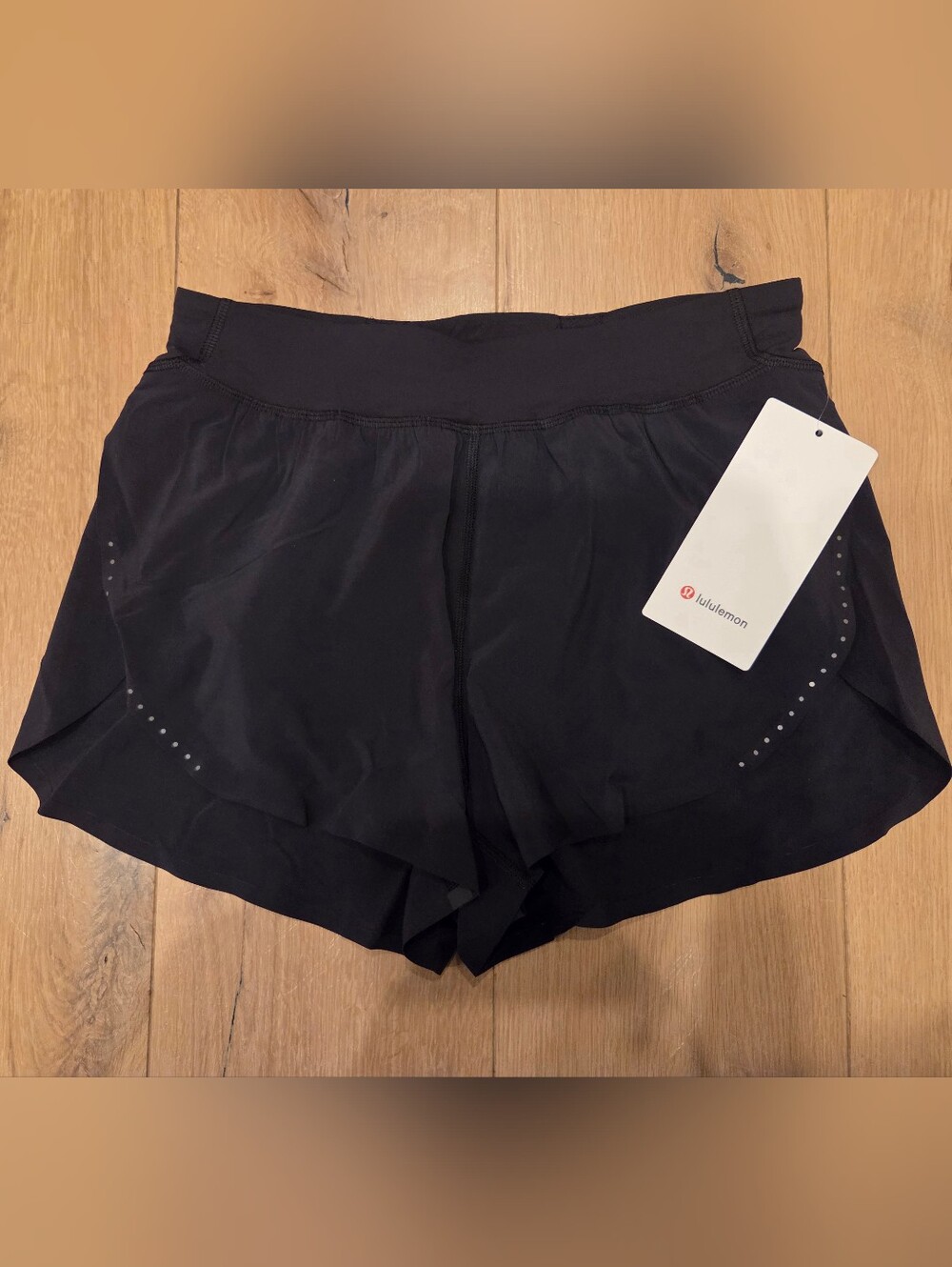 Lululemon Fast and Free High-Rise Classic-Fit Split Short 3" Size S Black